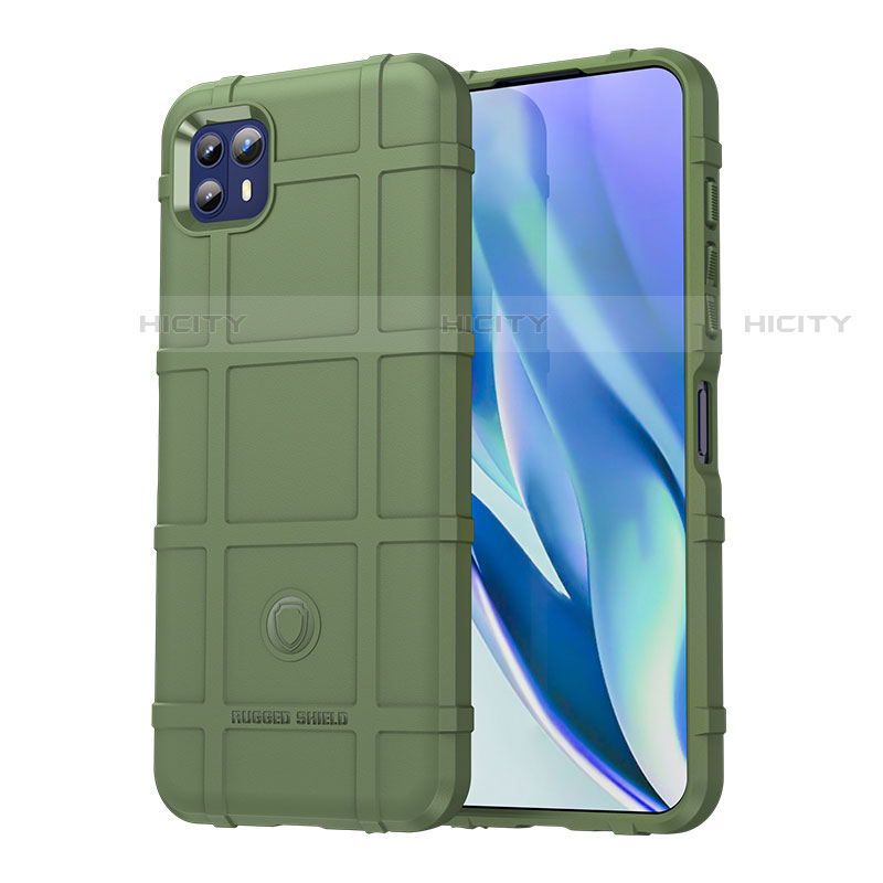 Funda Silicona Ultrafina Goma 360 Grados Carcasa S01 para Motorola Moto G50 5G Verde