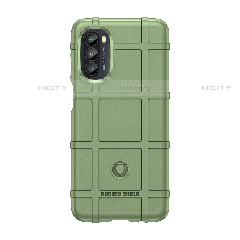 Funda Silicona Ultrafina Goma 360 Grados Carcasa S01 para Motorola Moto G71s 5G Verde