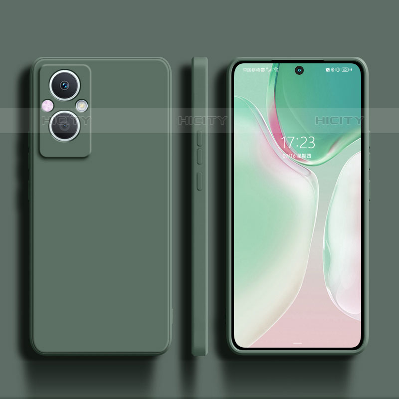 Funda Silicona Ultrafina Goma 360 Grados Carcasa S01 para OnePlus Nord N20 5G Verde Noche