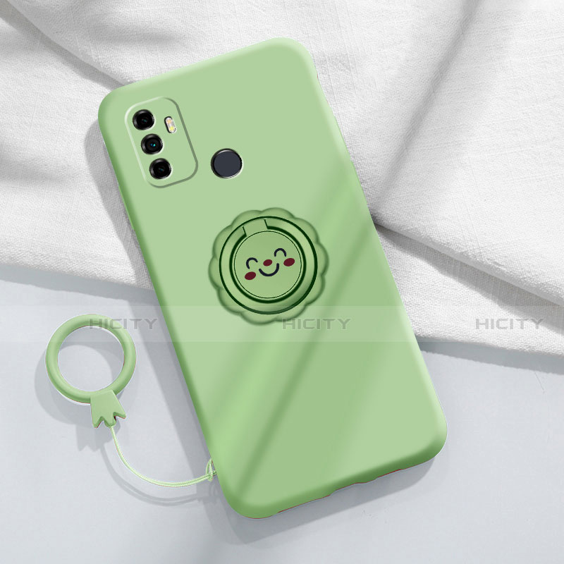 Funda Silicona Ultrafina Goma 360 Grados Carcasa S01 para Oppo A33 Menta Verde