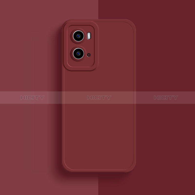 Funda Silicona Ultrafina Goma 360 Grados Carcasa S01 para Oppo A36 Rojo