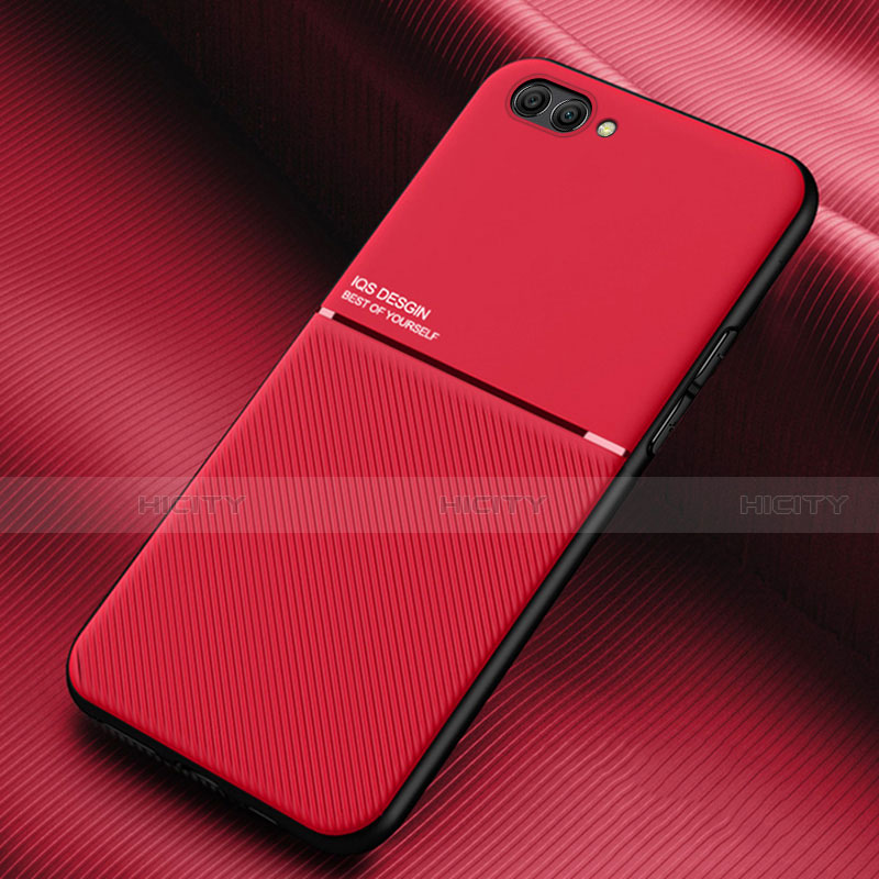 Funda Silicona Ultrafina Goma 360 Grados Carcasa S01 para Oppo A5 Rojo