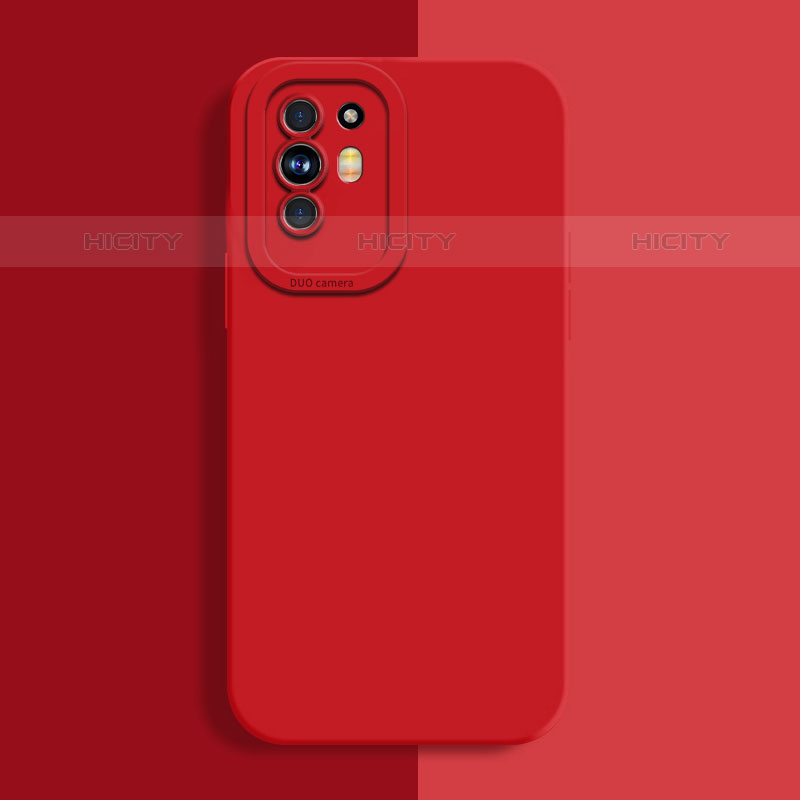 Funda Silicona Ultrafina Goma 360 Grados Carcasa S01 para Oppo A94 5G Rojo