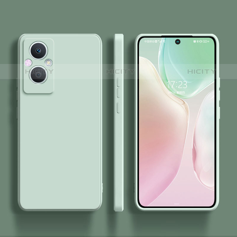 Funda Silicona Ultrafina Goma 360 Grados Carcasa S01 para Oppo F21 Pro 5G Menta Verde