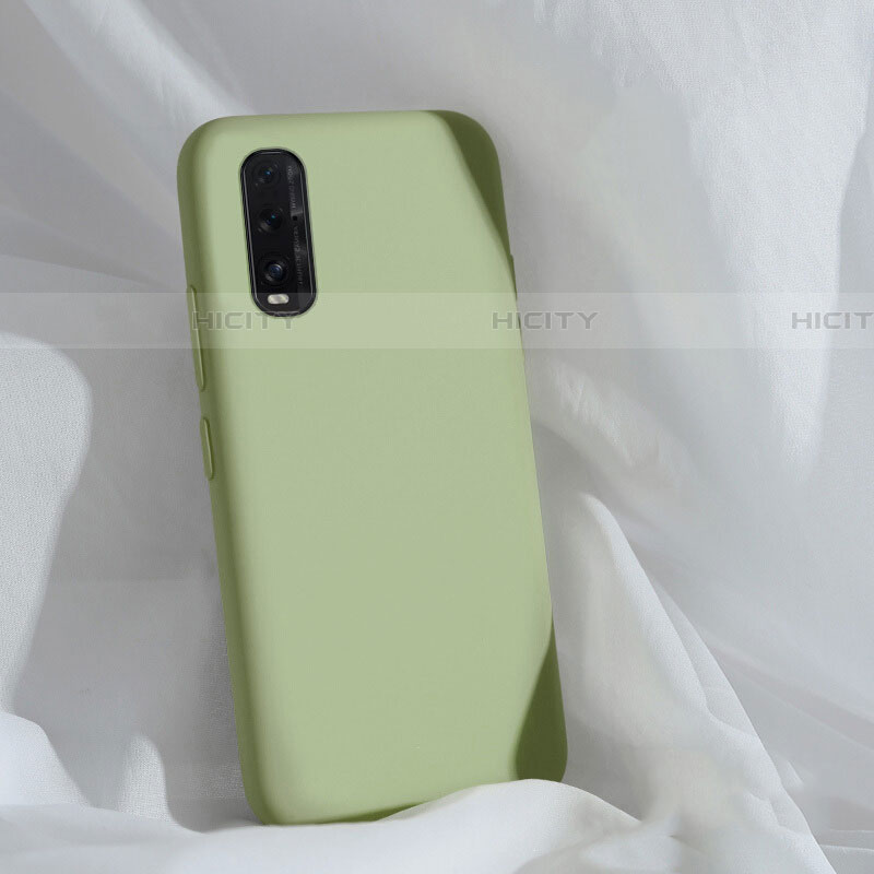 Funda Silicona Ultrafina Goma 360 Grados Carcasa S01 para Oppo Find X2 Verde