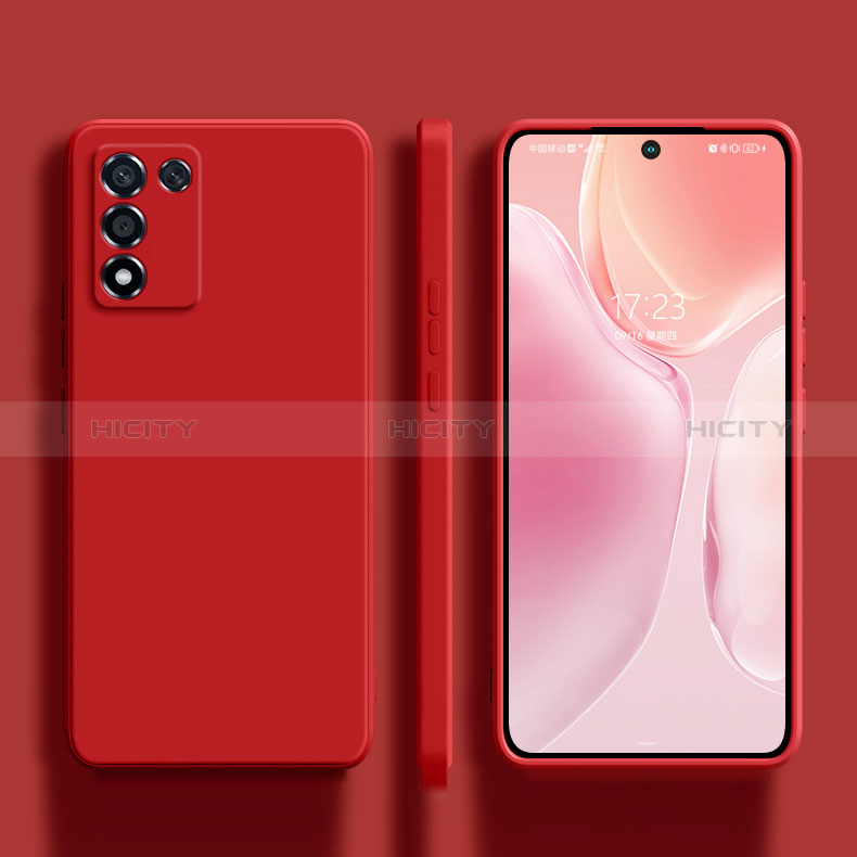 Funda Silicona Ultrafina Goma 360 Grados Carcasa S01 para Oppo K9S 5G Rojo