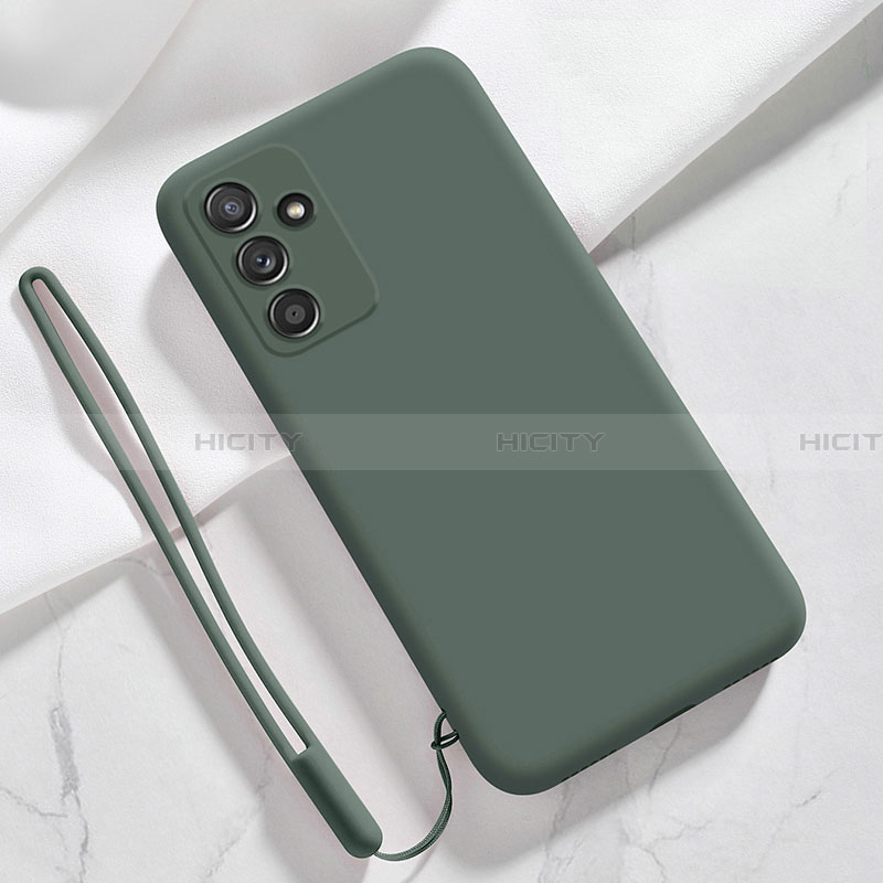 Funda Silicona Ultrafina Goma 360 Grados Carcasa S01 para Samsung Galaxy A14 5G Verde Noche