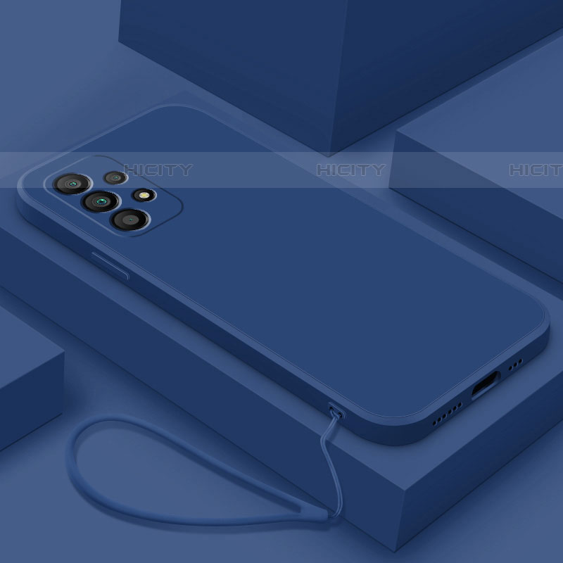 Funda Silicona Ultrafina Goma 360 Grados Carcasa S01 para Samsung Galaxy A52 4G Azul