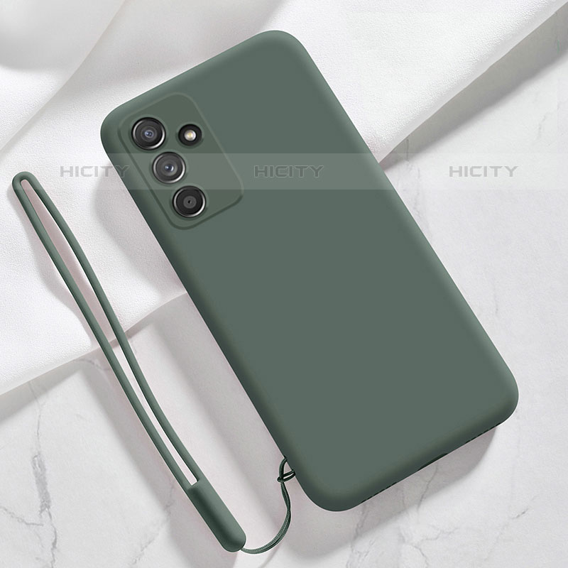 Funda Silicona Ultrafina Goma 360 Grados Carcasa S01 para Samsung Galaxy M23 5G Verde Noche