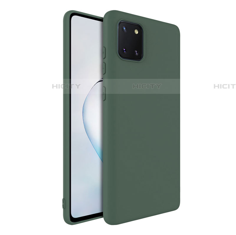 Funda Silicona Ultrafina Goma 360 Grados Carcasa S01 para Samsung Galaxy M60s Verde