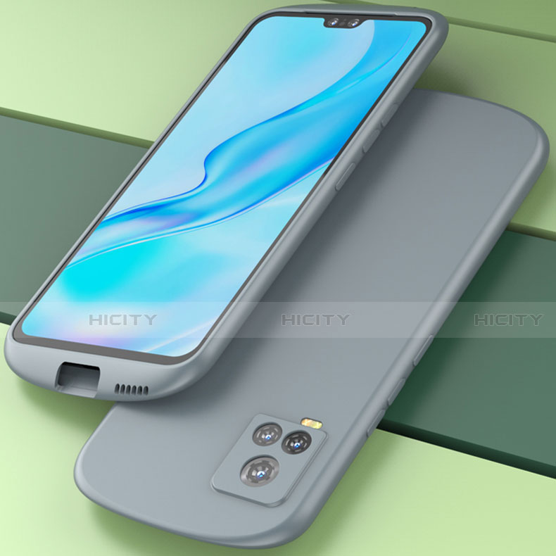 Funda Silicona Ultrafina Goma 360 Grados Carcasa S01 para Vivo V20 Pro 5G Gris