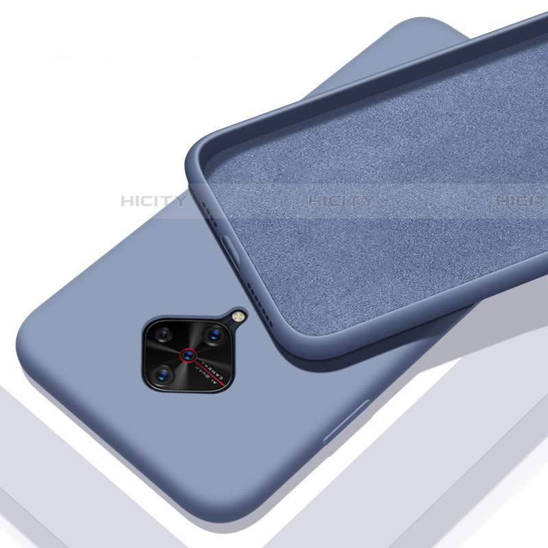 Funda Silicona Ultrafina Goma 360 Grados Carcasa S01 para Vivo X50 Lite Gris