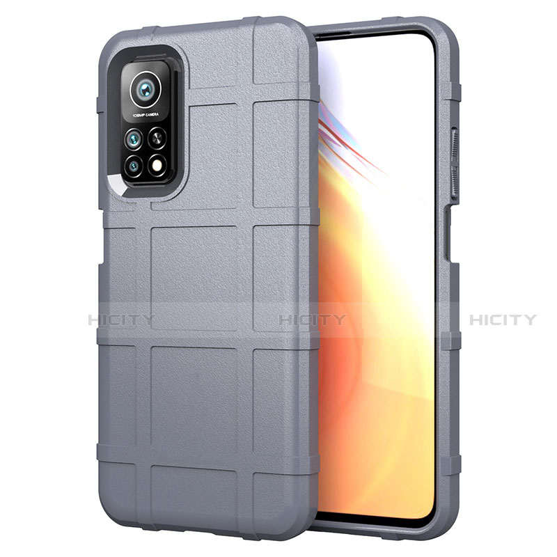 Funda Silicona Ultrafina Goma 360 Grados Carcasa S01 para Xiaomi Mi 10T Pro 5G Gris