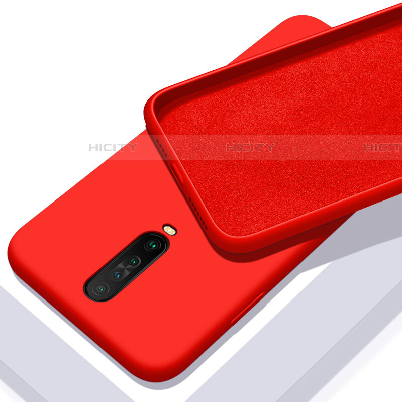 Funda Silicona Ultrafina Goma 360 Grados Carcasa S01 para Xiaomi Redmi K30 4G Rojo