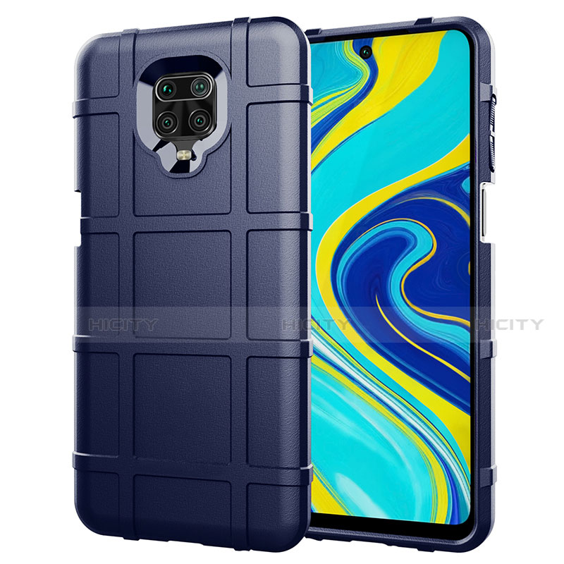 Funda Silicona Ultrafina Goma 360 Grados Carcasa S01 para Xiaomi Redmi Note 9 Pro Azul