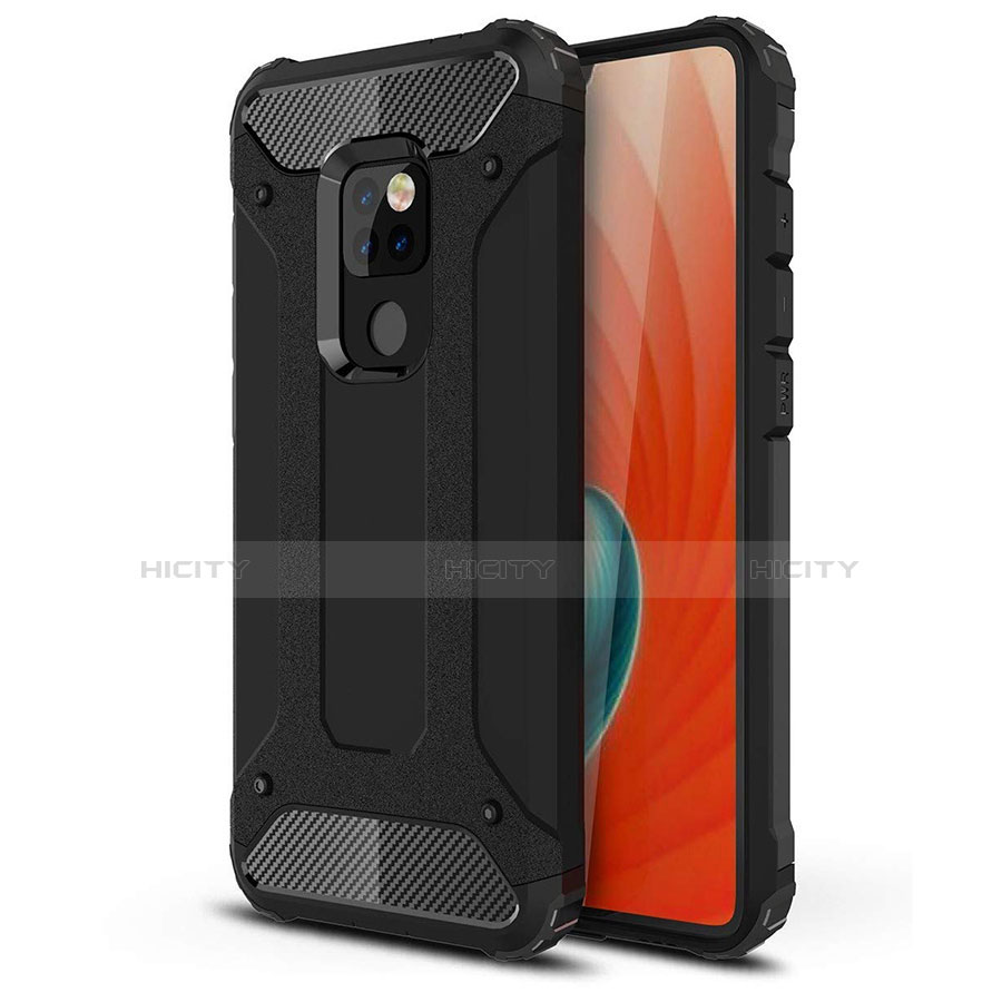 Funda Silicona Ultrafina Goma 360 Grados Carcasa S02 para Huawei Mate 20 Negro