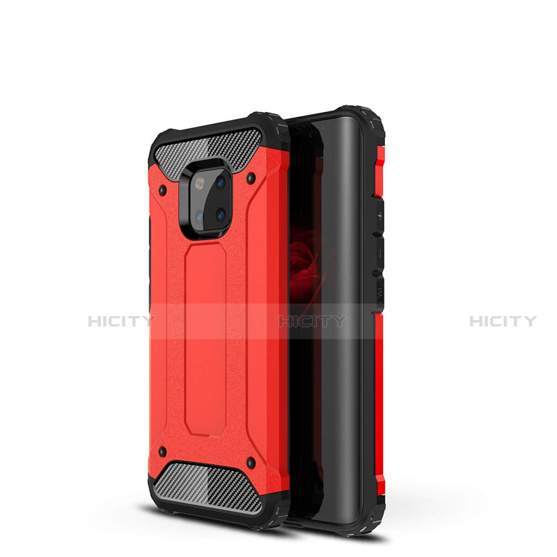 Funda Silicona Ultrafina Goma 360 Grados Carcasa S02 para Huawei Mate 20 Pro Rojo