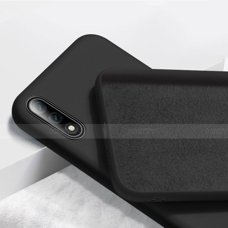 Funda Silicona Ultrafina Goma 360 Grados Carcasa S02 para Huawei P Smart Z (2019) Negro