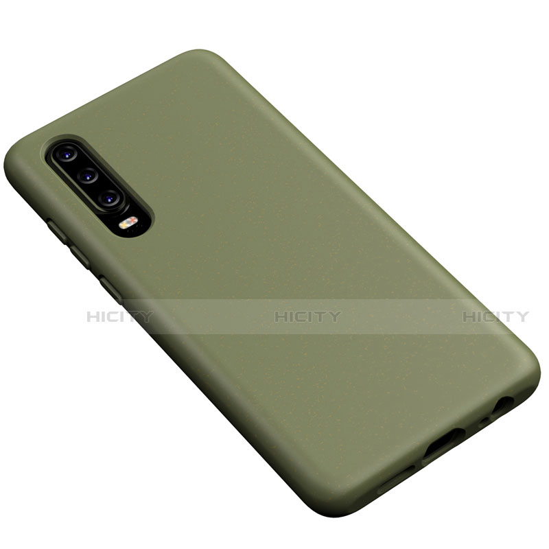 Funda Silicona Ultrafina Goma 360 Grados Carcasa S02 para Huawei P30 Verde