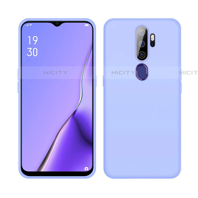 Funda Silicona Ultrafina Goma 360 Grados Carcasa S02 para Oppo A11 Morado