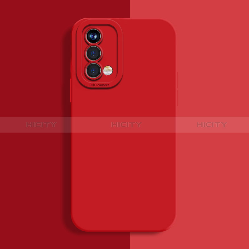 Funda Silicona Ultrafina Goma 360 Grados Carcasa S02 para Oppo A54 5G Rojo