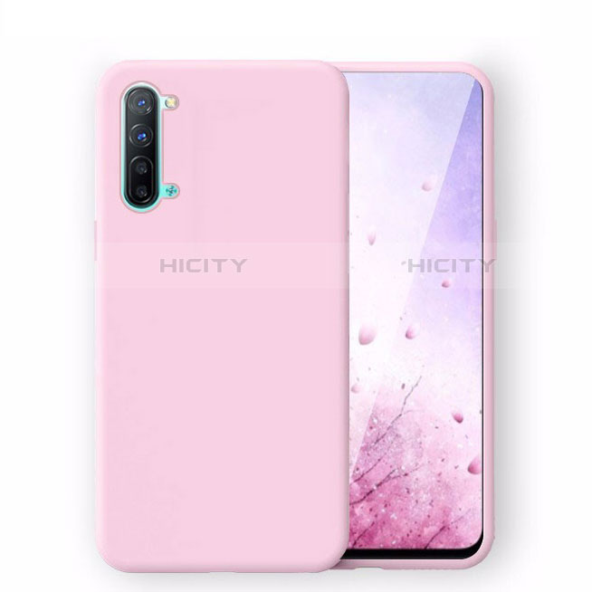 Funda Silicona Ultrafina Goma 360 Grados Carcasa S02 para Oppo Find X2 Lite Rosa