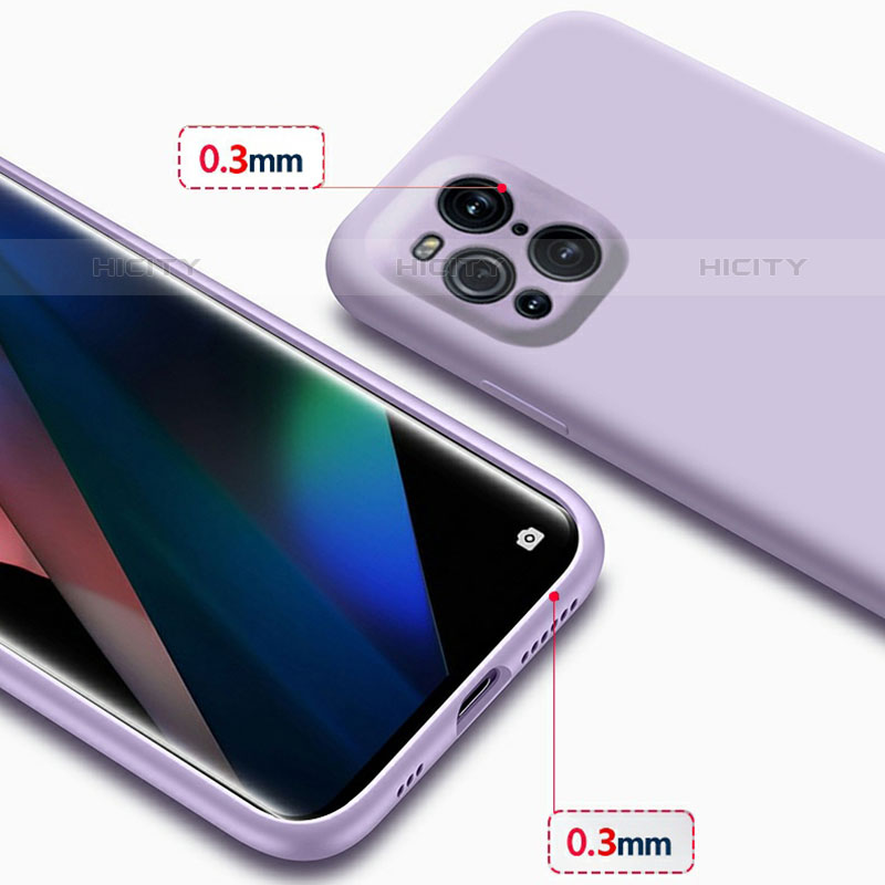 Funda Silicona Ultrafina Goma 360 Grados Carcasa S02 para Oppo Find X3 Pro 5G