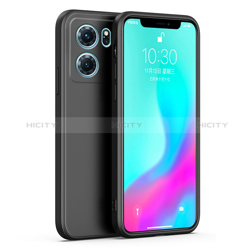 Funda Silicona Ultrafina Goma 360 Grados Carcasa S02 para Oppo K10 5G Negro