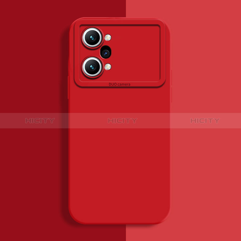 Funda Silicona Ultrafina Goma 360 Grados Carcasa S02 para Oppo K10 Pro 5G Rojo