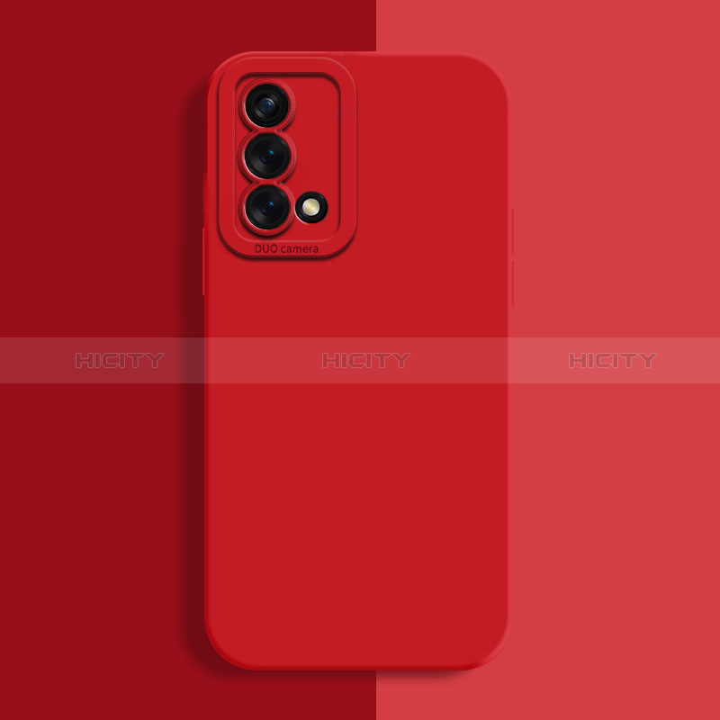 Funda Silicona Ultrafina Goma 360 Grados Carcasa S02 para Oppo K9 5G Rojo