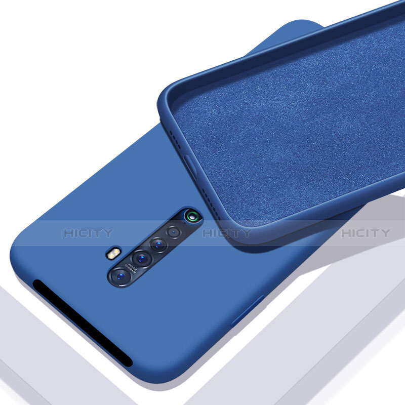 Funda Silicona Ultrafina Goma 360 Grados Carcasa S02 para Oppo Reno2 Azul