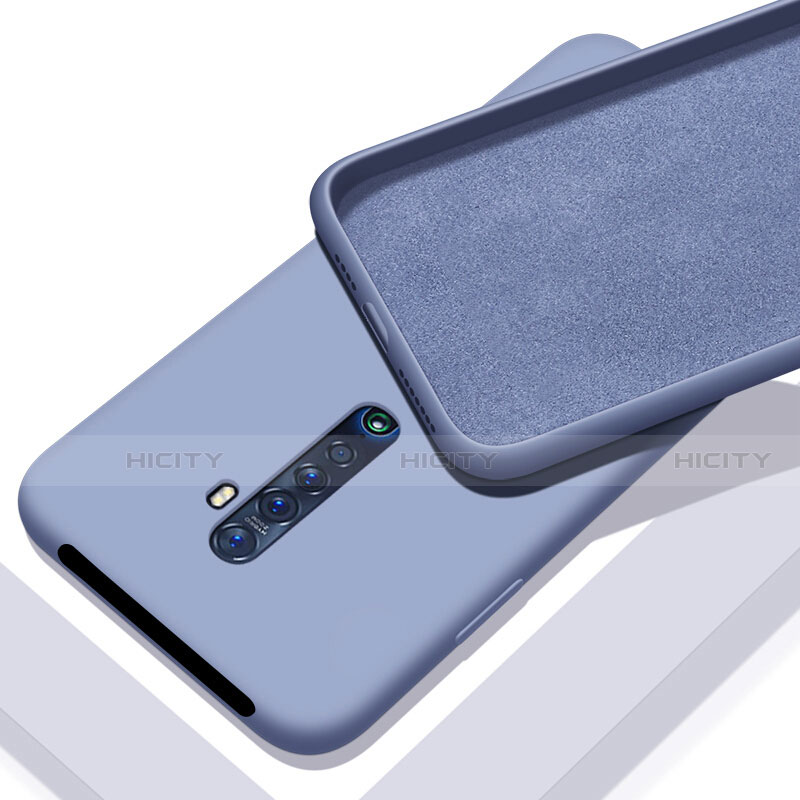 Funda Silicona Ultrafina Goma 360 Grados Carcasa S02 para Oppo Reno2 Gris