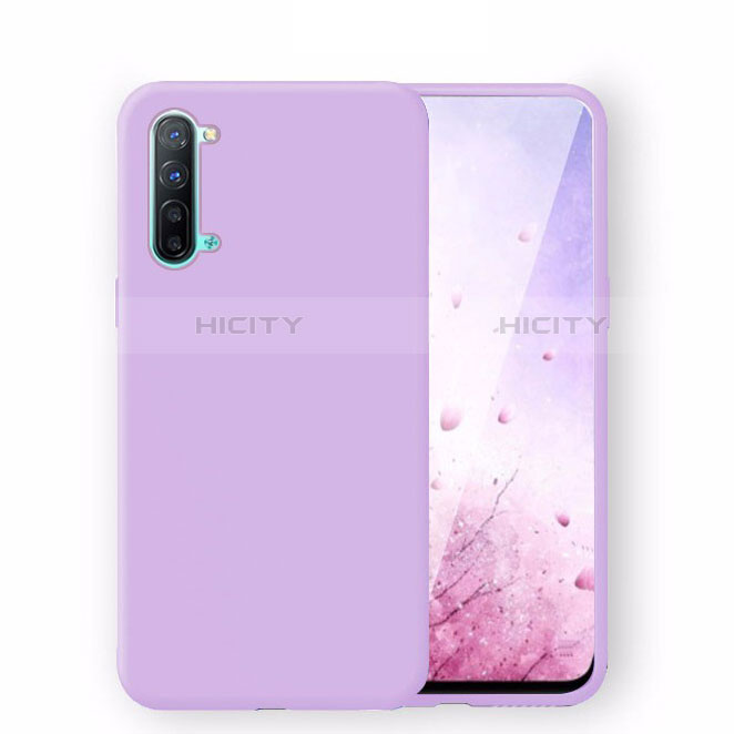 Funda Silicona Ultrafina Goma 360 Grados Carcasa S02 para Oppo Reno3 Morado