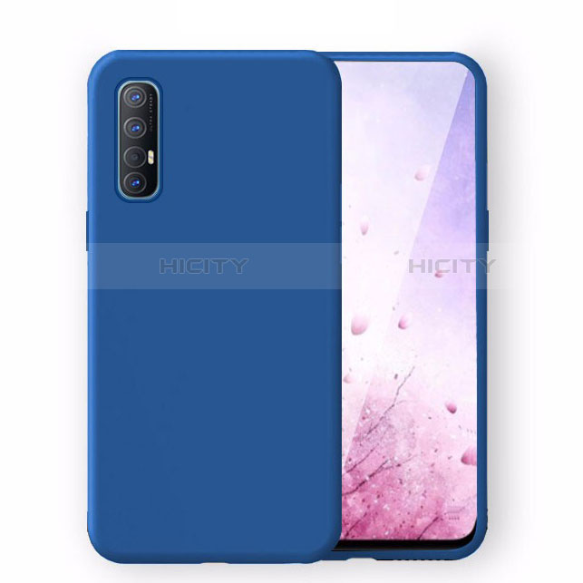 Funda Silicona Ultrafina Goma 360 Grados Carcasa S02 para Oppo Reno3 Pro Azul