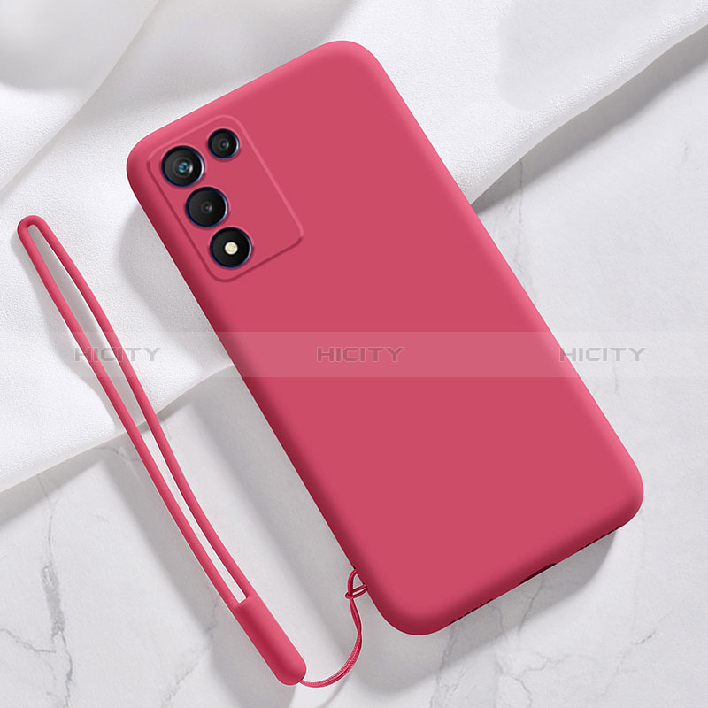 Funda Silicona Ultrafina Goma 360 Grados Carcasa S02 para Realme 9 SE 5G Rojo