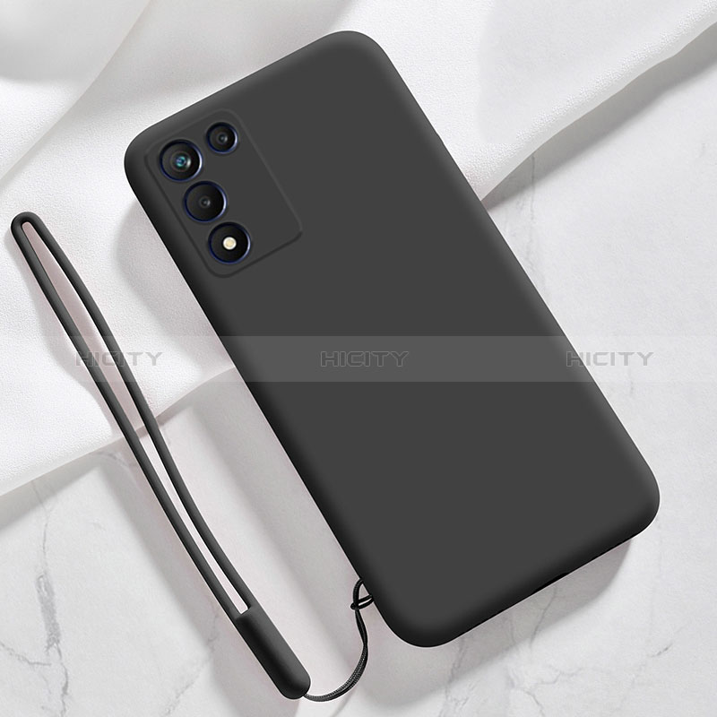 Funda Silicona Ultrafina Goma 360 Grados Carcasa S02 para Realme Q3t 5G Negro