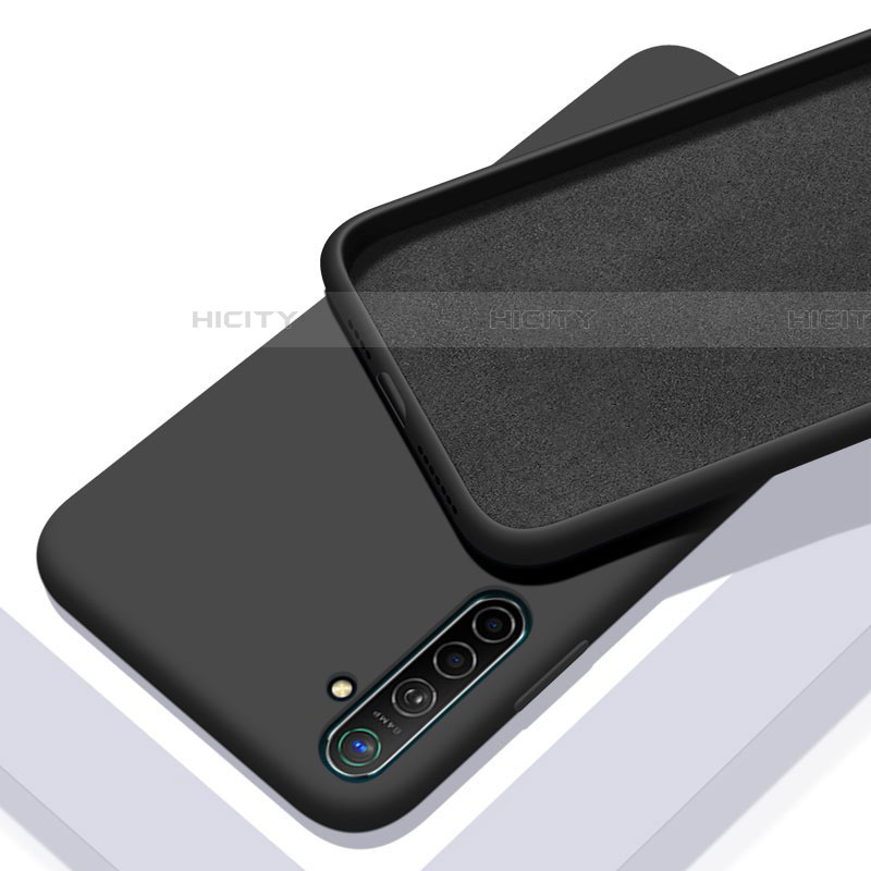 Funda Silicona Ultrafina Goma 360 Grados Carcasa S02 para Realme X2 Negro