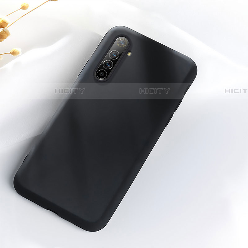 Funda Silicona Ultrafina Goma 360 Grados Carcasa S02 para Realme X50 Pro 5G Negro