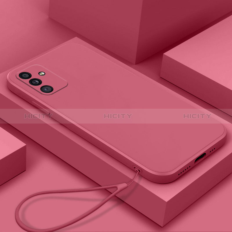 Funda Silicona Ultrafina Goma 360 Grados Carcasa S02 para Samsung Galaxy A15 4G Rosa Roja