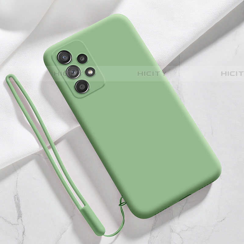 Funda Silicona Ultrafina Goma 360 Grados Carcasa S02 para Samsung Galaxy A52 4G Verde