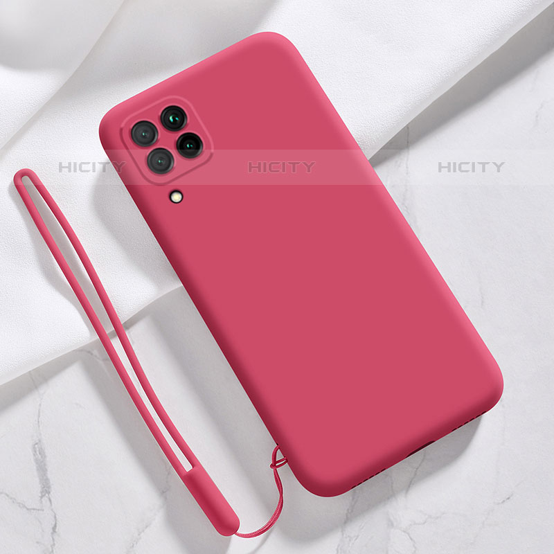 Funda Silicona Ultrafina Goma 360 Grados Carcasa S02 para Samsung Galaxy M22 4G Rosa Roja