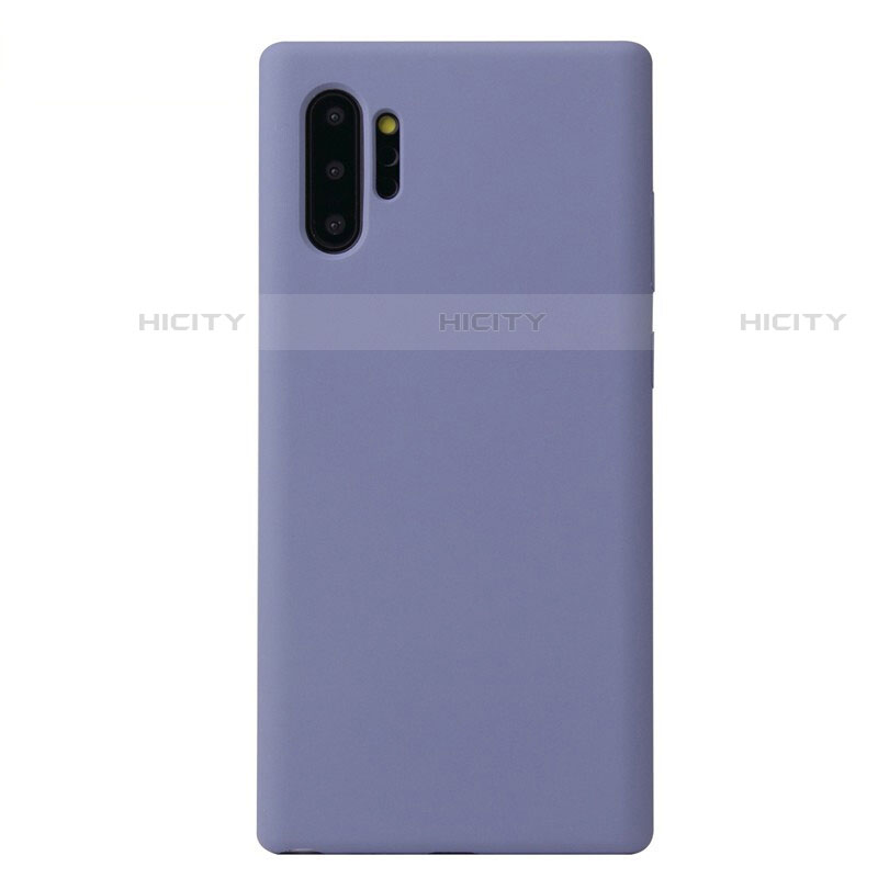 Funda Silicona Ultrafina Goma 360 Grados Carcasa S02 para Samsung Galaxy Note 10 Plus Azul