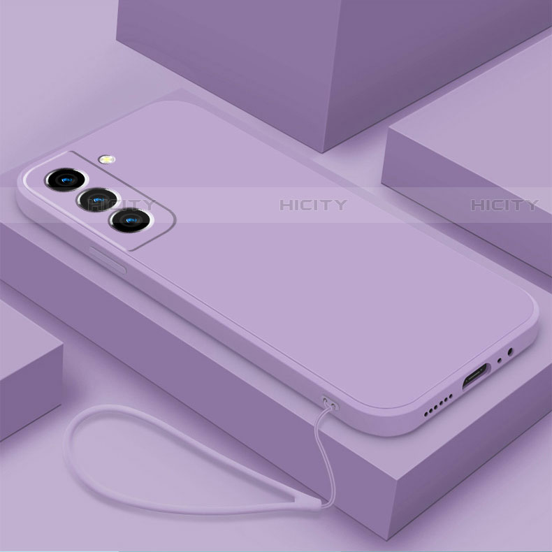 Funda Silicona Ultrafina Goma 360 Grados Carcasa S02 para Samsung Galaxy S23 Plus 5G Morado