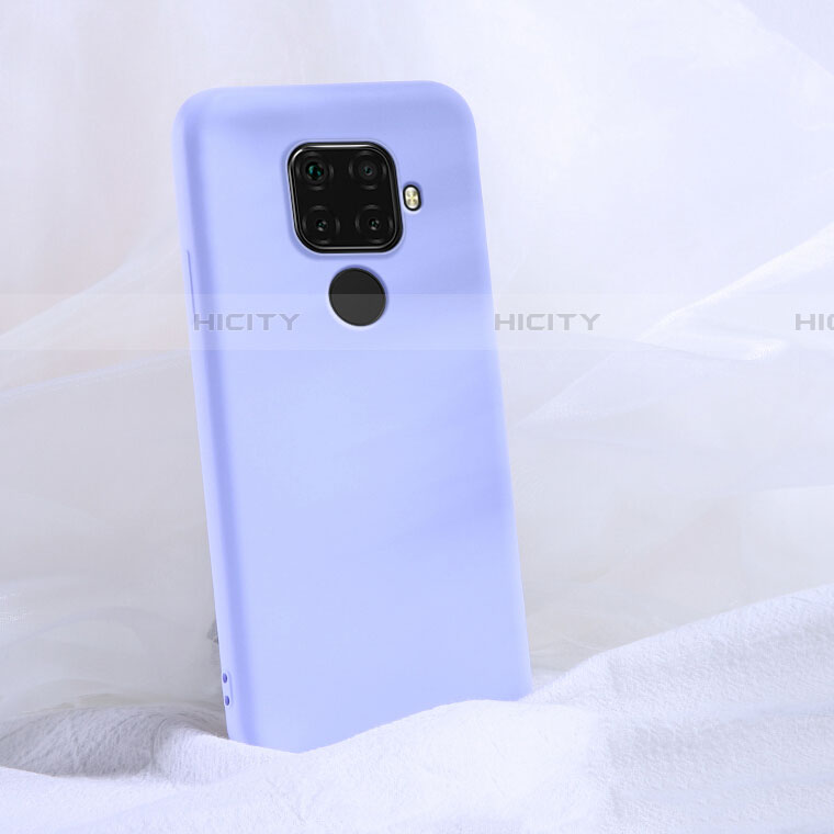 Funda Silicona Ultrafina Goma 360 Grados Carcasa S03 para Huawei Nova 5i Pro Morado