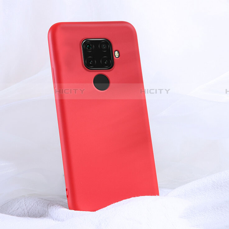 Funda Silicona Ultrafina Goma 360 Grados Carcasa S03 para Huawei Nova 5i Pro Rojo