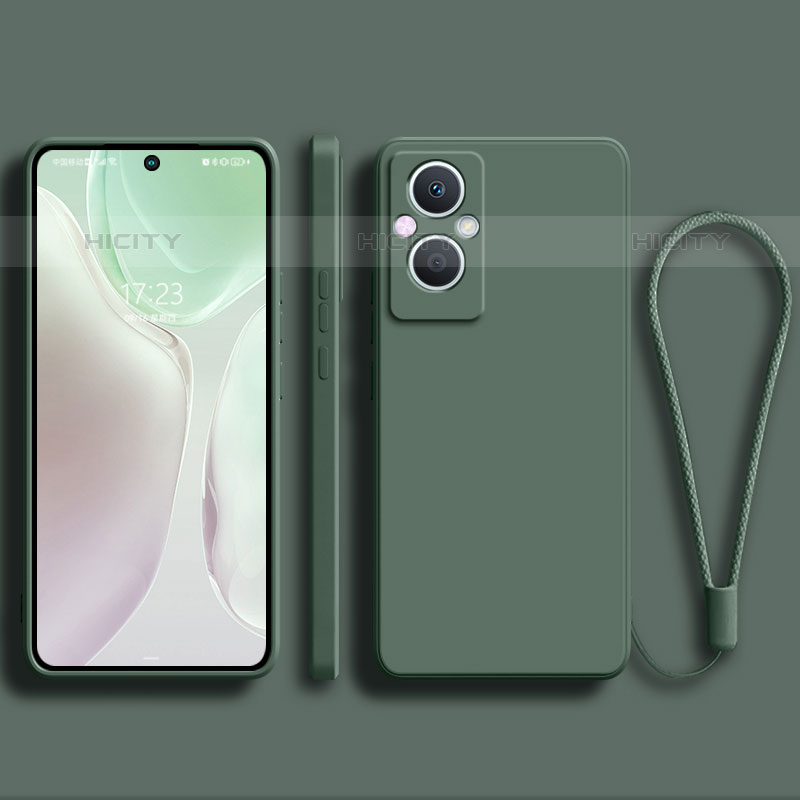 Funda Silicona Ultrafina Goma 360 Grados Carcasa S03 para OnePlus Nord N20 5G Verde Noche