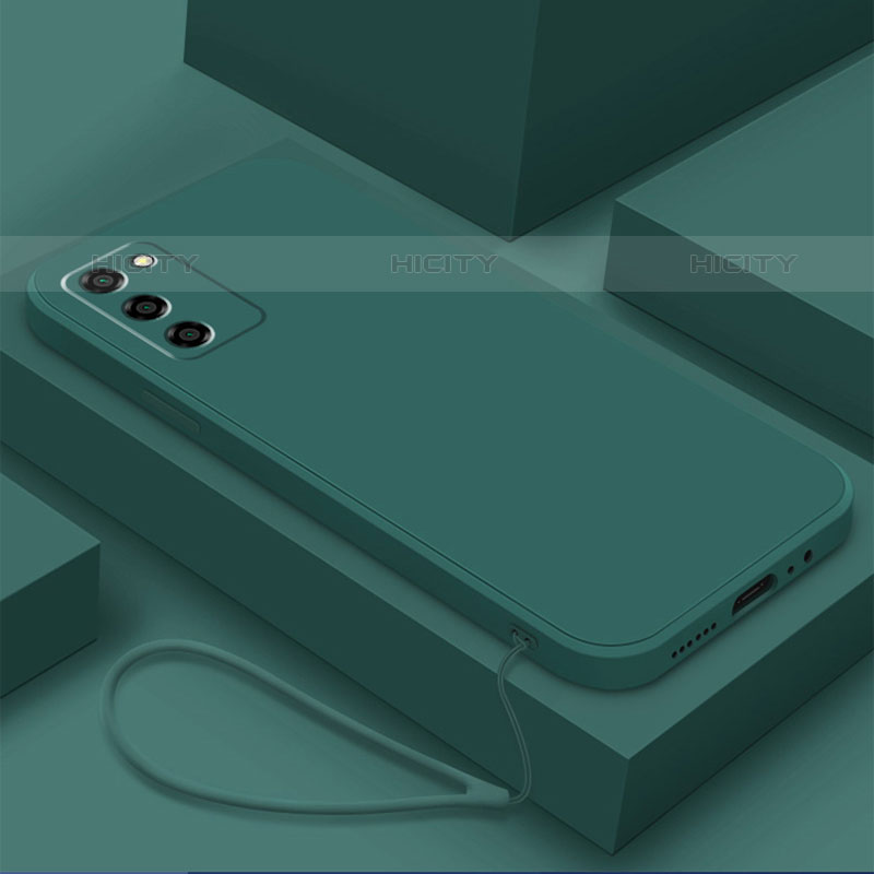 Funda Silicona Ultrafina Goma 360 Grados Carcasa S03 para Oppo A55 5G Verde Noche