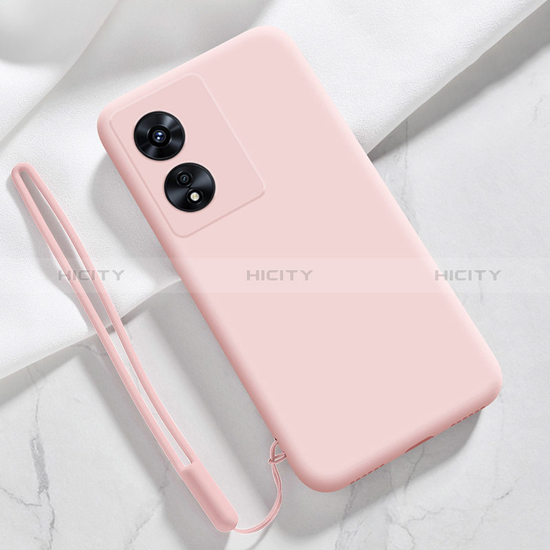 Funda Silicona Ultrafina Goma 360 Grados Carcasa S03 para Oppo A97 5G Rosa