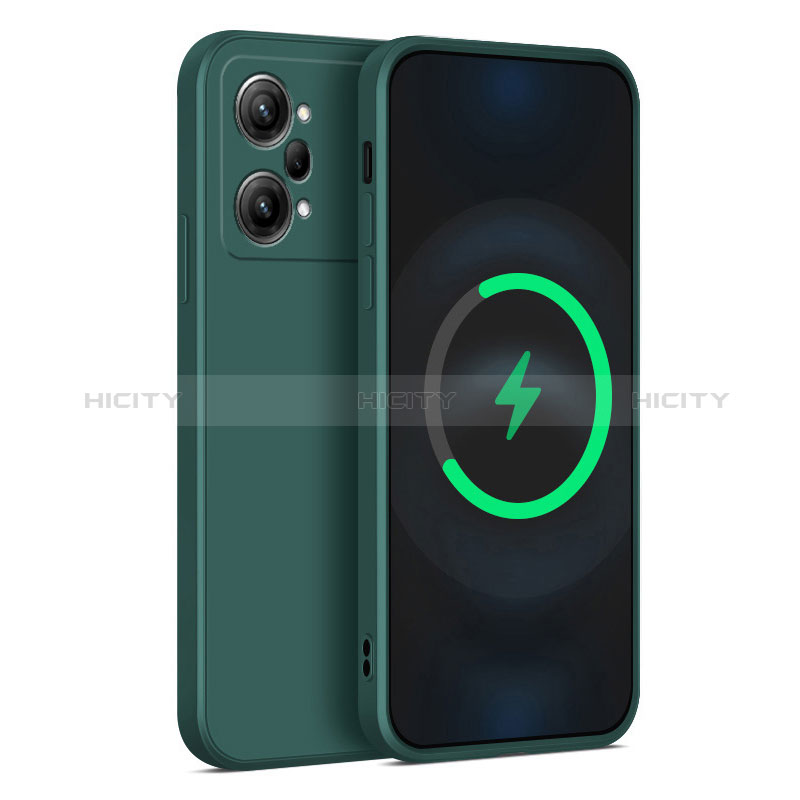 Funda Silicona Ultrafina Goma 360 Grados Carcasa S03 para Oppo K10 5G Verde Noche