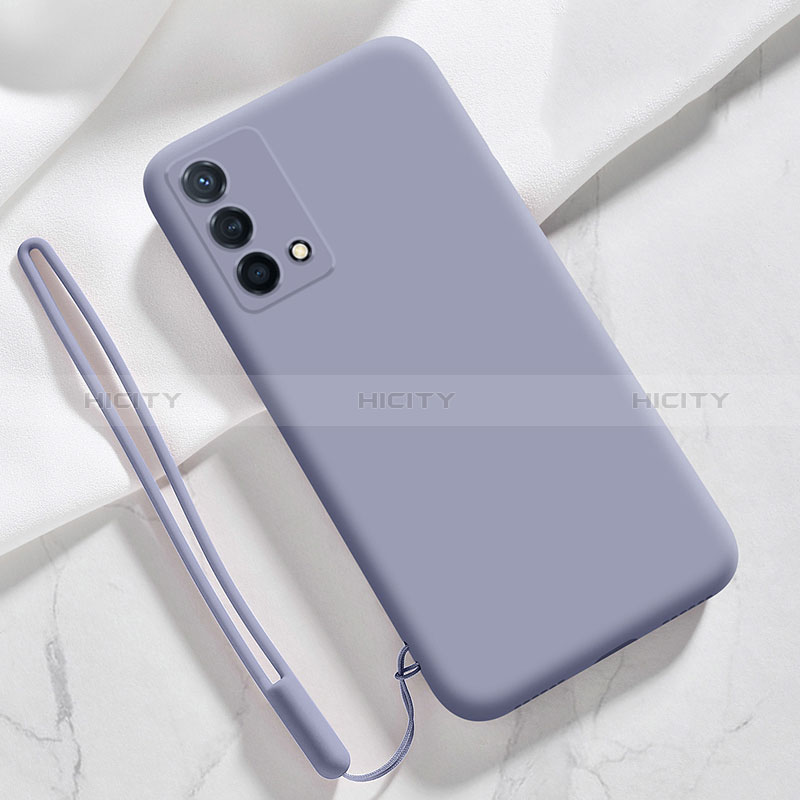 Funda Silicona Ultrafina Goma 360 Grados Carcasa S03 para Oppo K9 5G Gris Lavanda